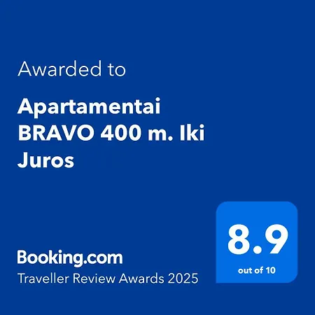 Apartamentai Bravo 400 M. Iki Juros * Palanga